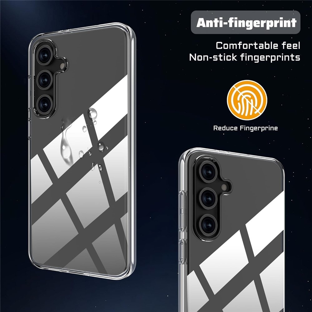 Arc průhledný gelový obal + 2.5D tvrzené sklo na Samsung Galaxy S25 FE - průhledný