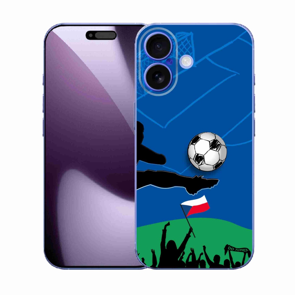 Gelový kryt mmCase na iPhone 17 - fanoušci fotbalu