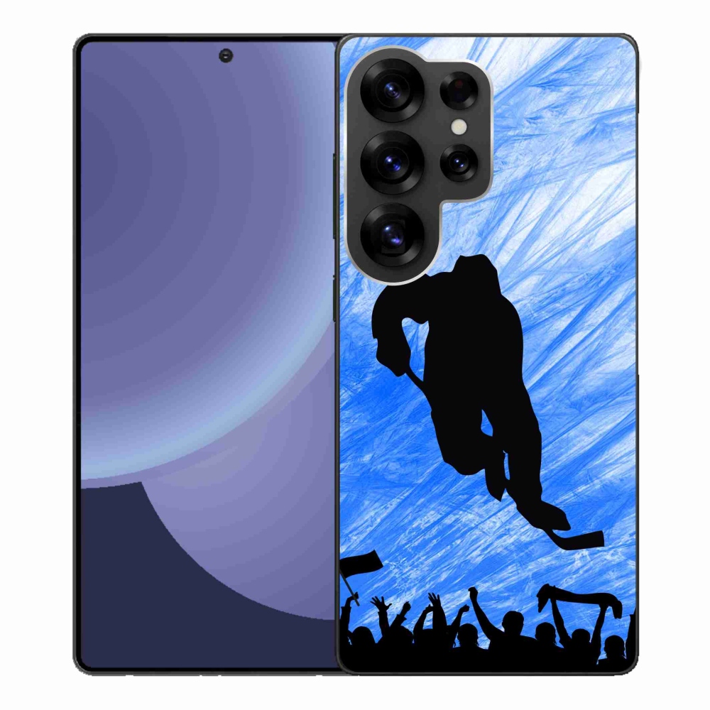 Gelový kryt mmCase na Samsung Galaxy S25 Ultra - hokejový hráč