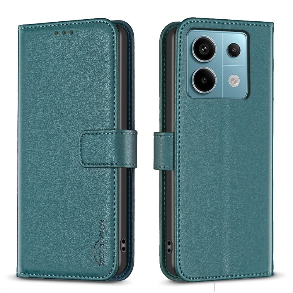 BNF knížkové pouzdro na Xiaomi Redmi Note 13 Pro 5G/Poco X6 5G - zelené