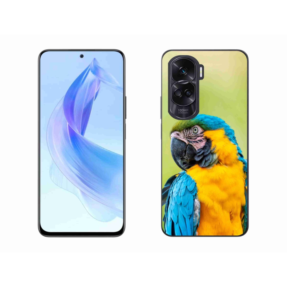 Gelový obal mmCase na Honor 90 Lite - papoušek ara 2