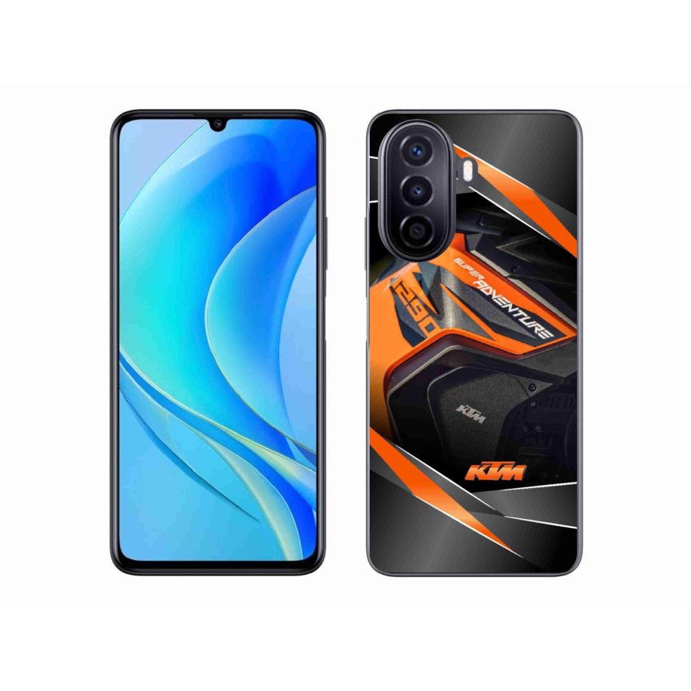 Gelový kryt mmCase na Huawei Nova Y70 - motorka ktm