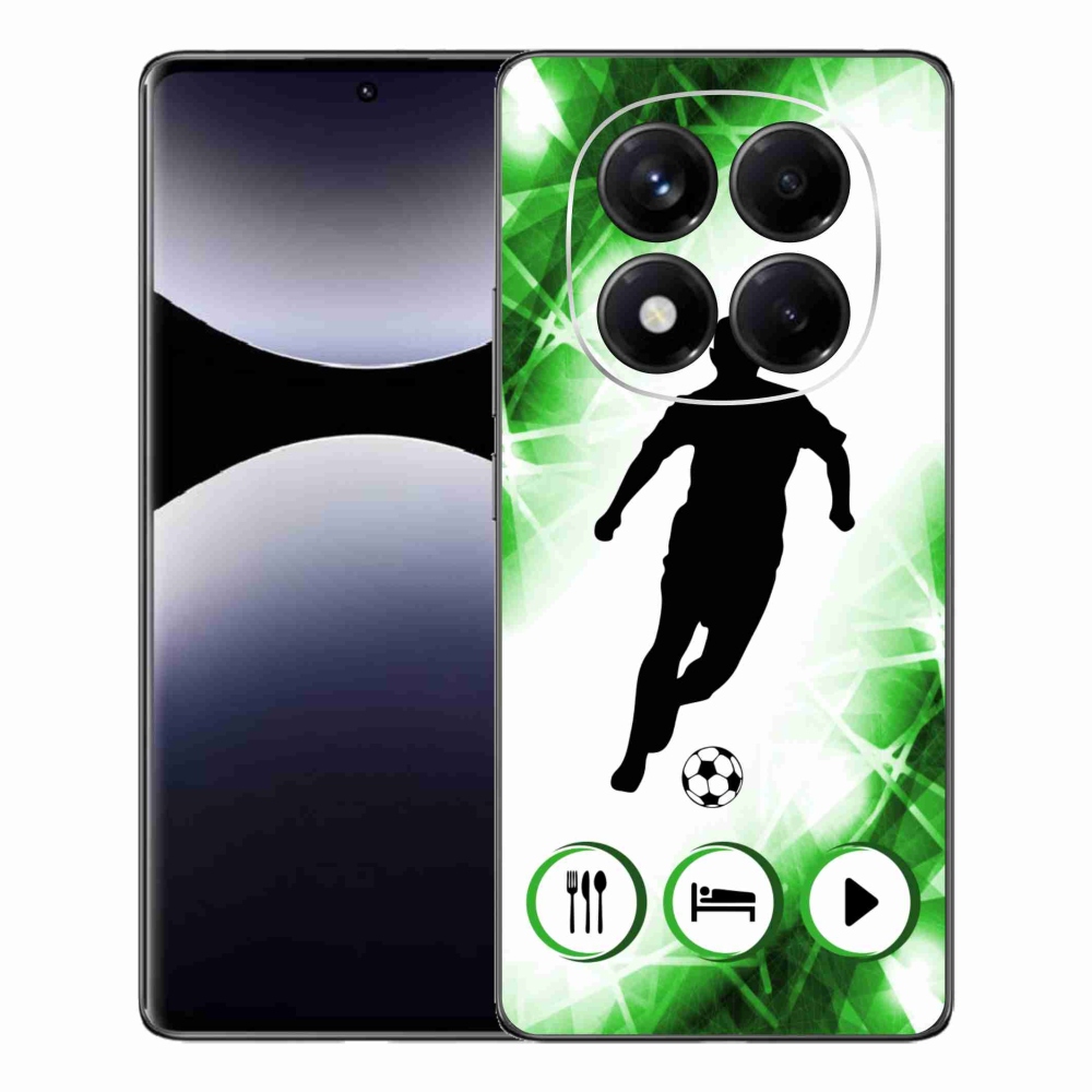 Gelový kryt mmCase na Xiaomi Redmi Note 14 Pro - fotbalista