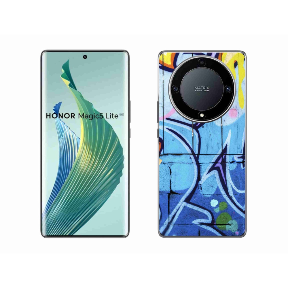 Gelový kryt mmCase na Honor Magic 5 Lite 5G - graffiti