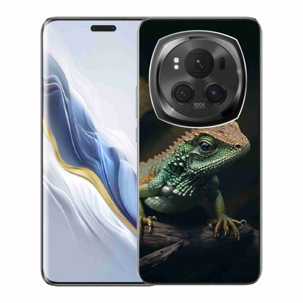 Gelový kryt mmCase na Honor Magic 6 Pro 5G - ještěr