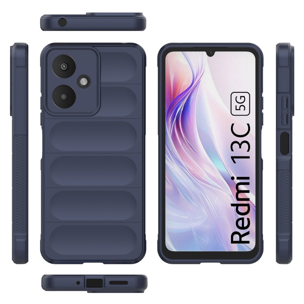 Rugg odolný gelový obal na Xiaomi Redmi 13C 5G - tmavěmodrý
