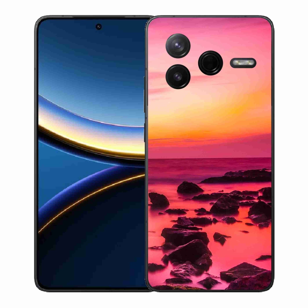 Gelový kryt mmCase na Xiaomi Poco F7 Pro - moře a záře