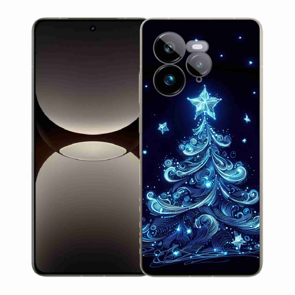 Gelový kryt mmCase na Realme GT 7 Pro 5G - neonový vánoční stromek 4