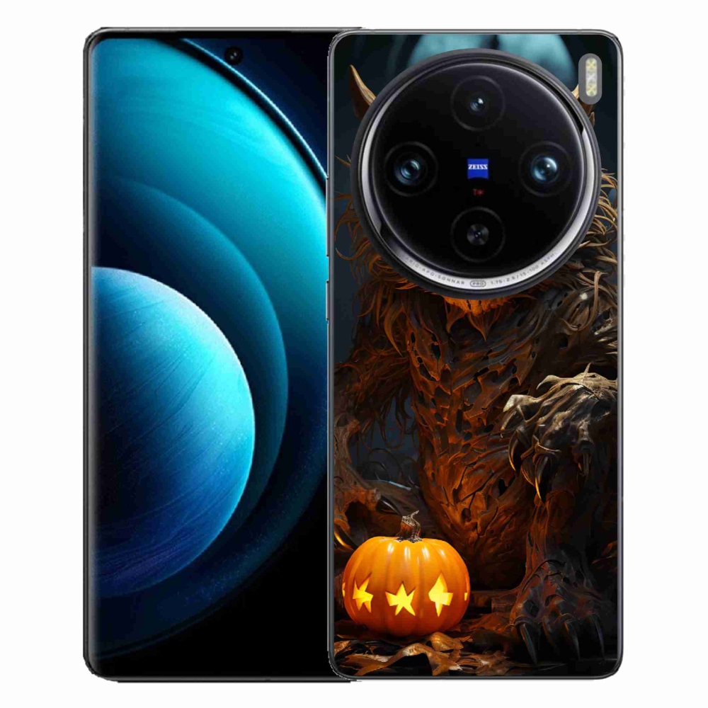 Gelový kryt mmCase na Vivo X100 Pro 5G - halloweenská příšera