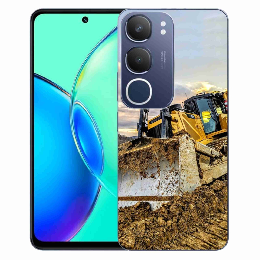 Gelový kryt mmCase na Vivo Y19s - bagr