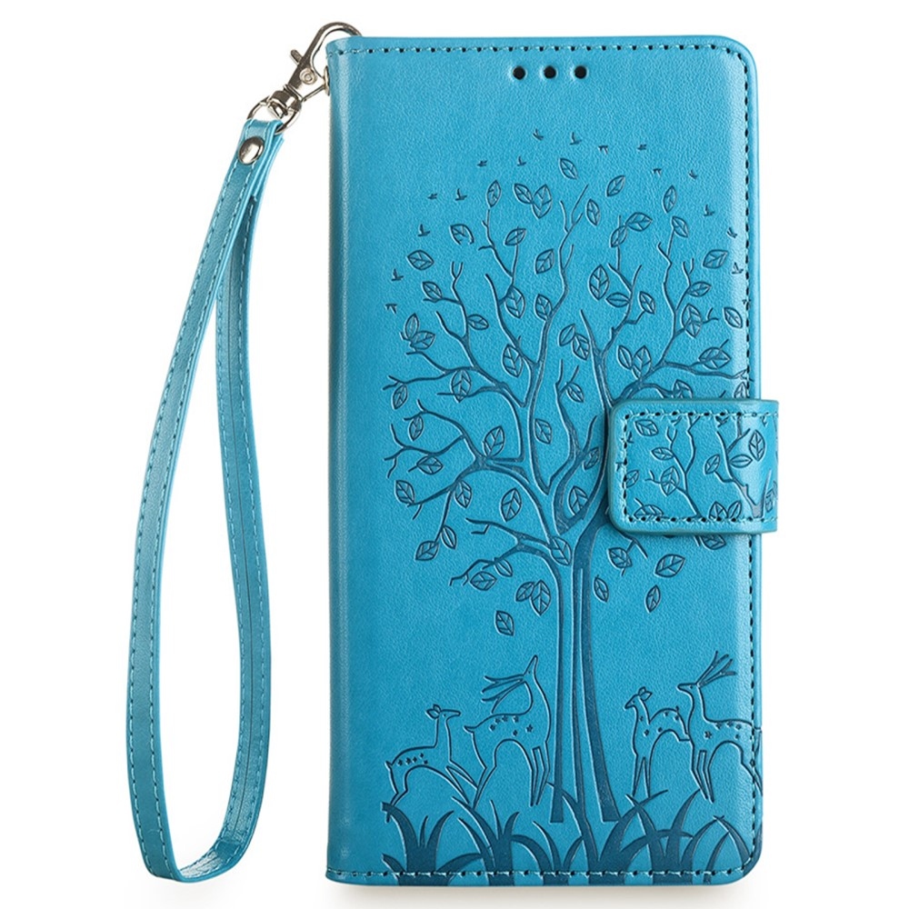 Tree knížkové pouzdro na Huawei Nova 12i - modré