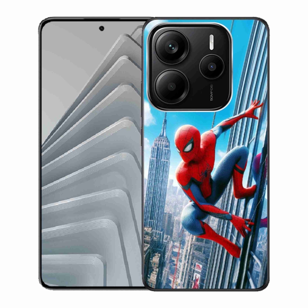 Gelový kryt mmCase na Xiaomi Redmi Note 14 5G - spiderman