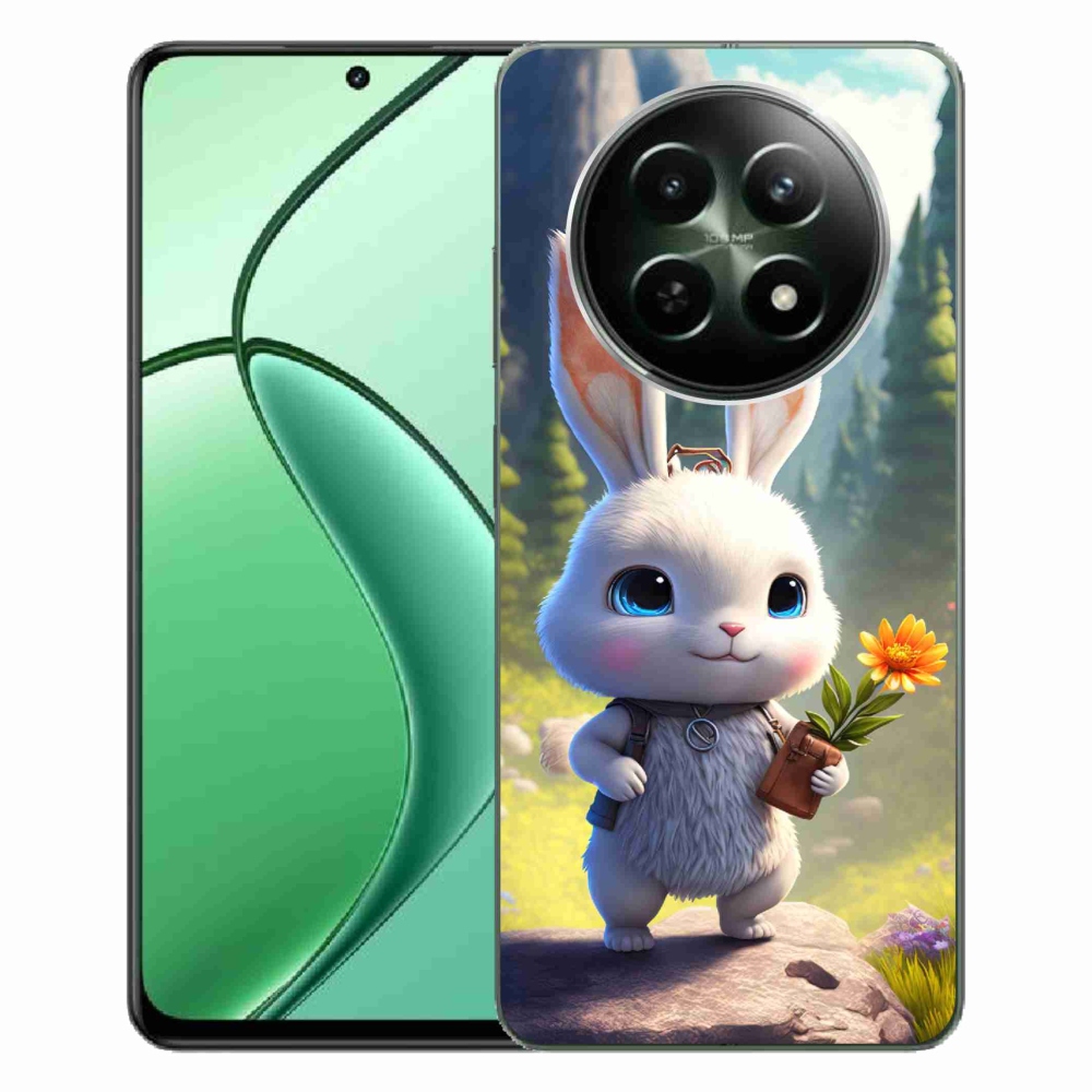 Gelový kryt mmCase na Realme 12 5G/12x 5G - roztomilý králíček