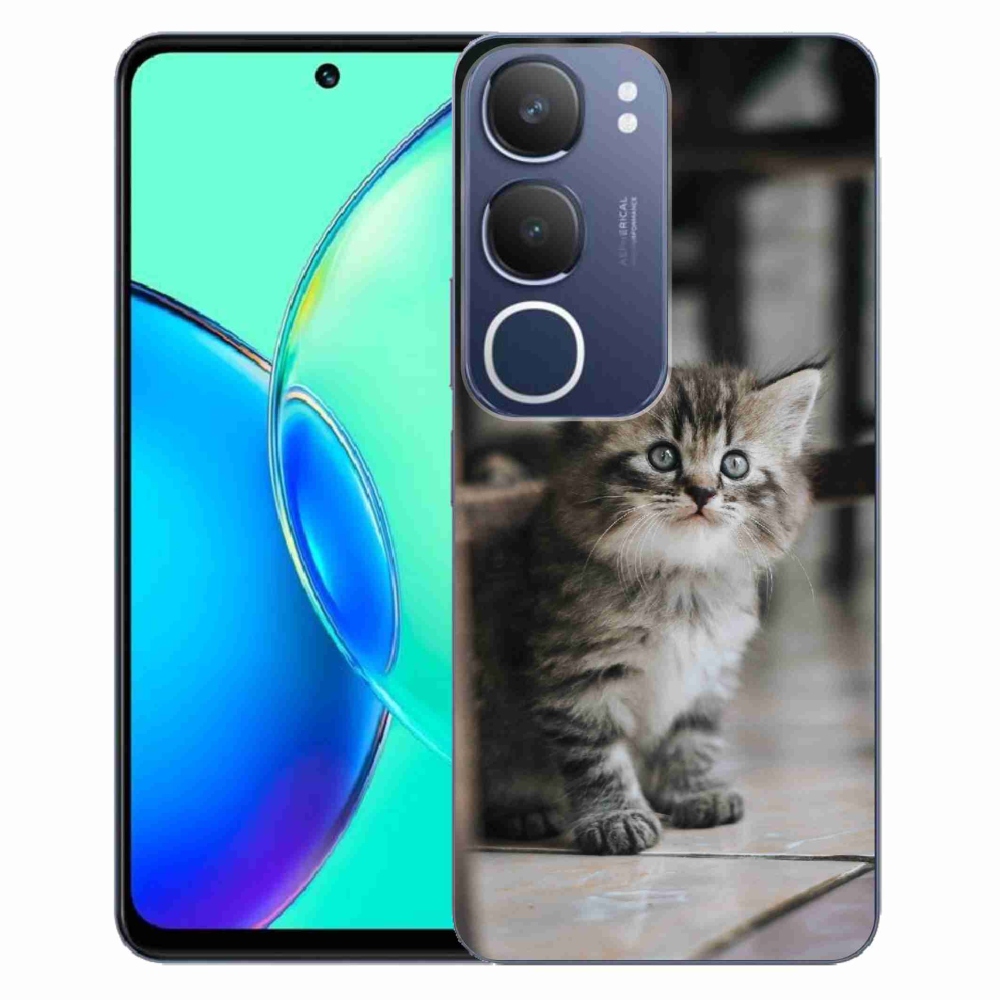 Gelový kryt mmCase na Vivo Y19s - koťátko