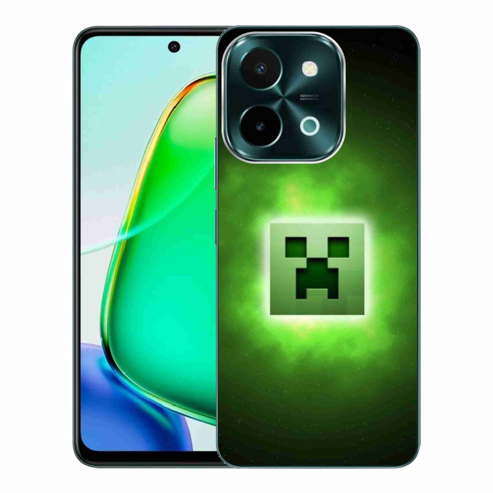 Gelový kryt mmCase na Vivo Y28 - minecraft