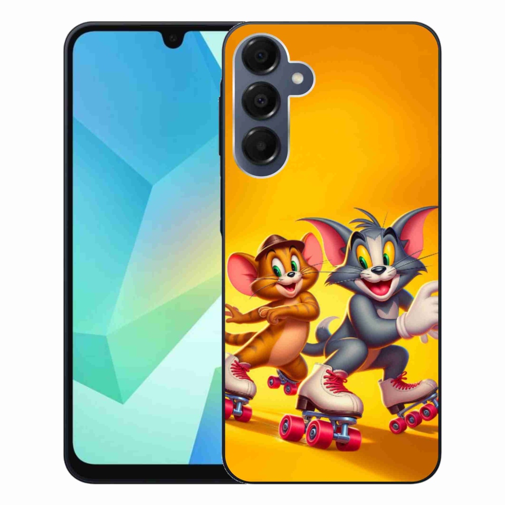 Gelový kryt mmCase na Samsung Galaxy A16 4G/5G - tom a jerry