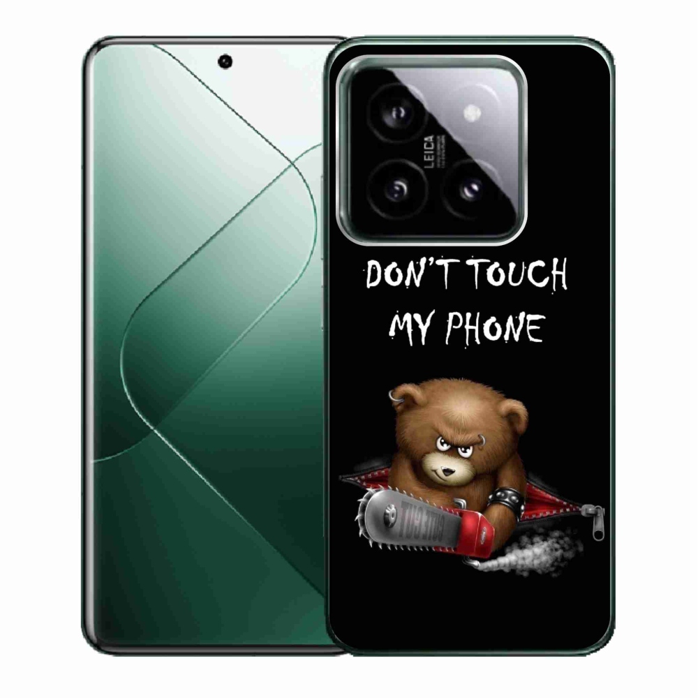 Gelový kryt mmCase na Xiaomi 14 - nesahej na telefon