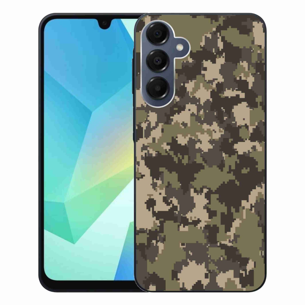 Gelový kryt mmCase na Samsung Galaxy A16 4G/5G - maskáčový vzor 12