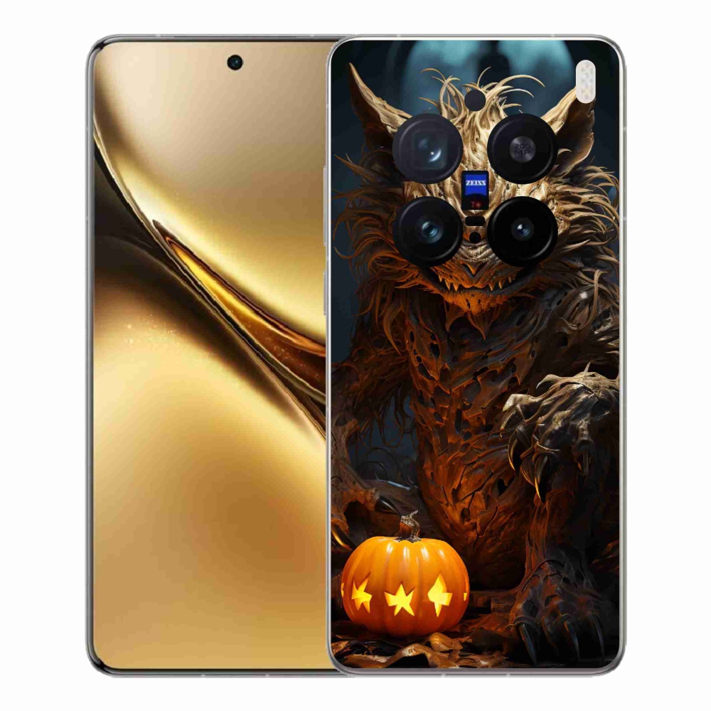 Gelový kryt mmCase na Vivo X200 Pro 5G - halloweenská příšera