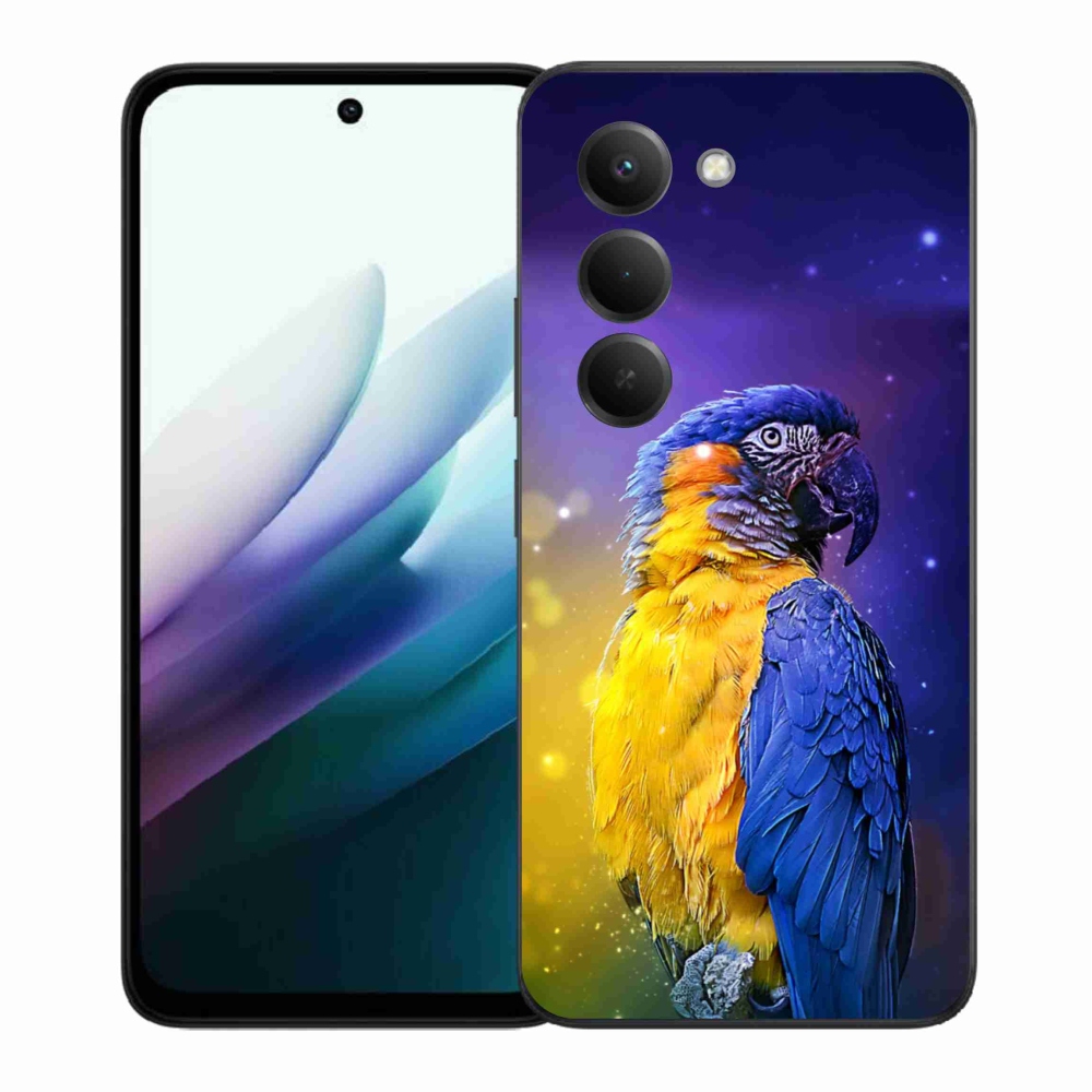 Gelový kryt mmCase na Xiaomi Redmi 15 4G/5G (171mm) - papoušek ara 1