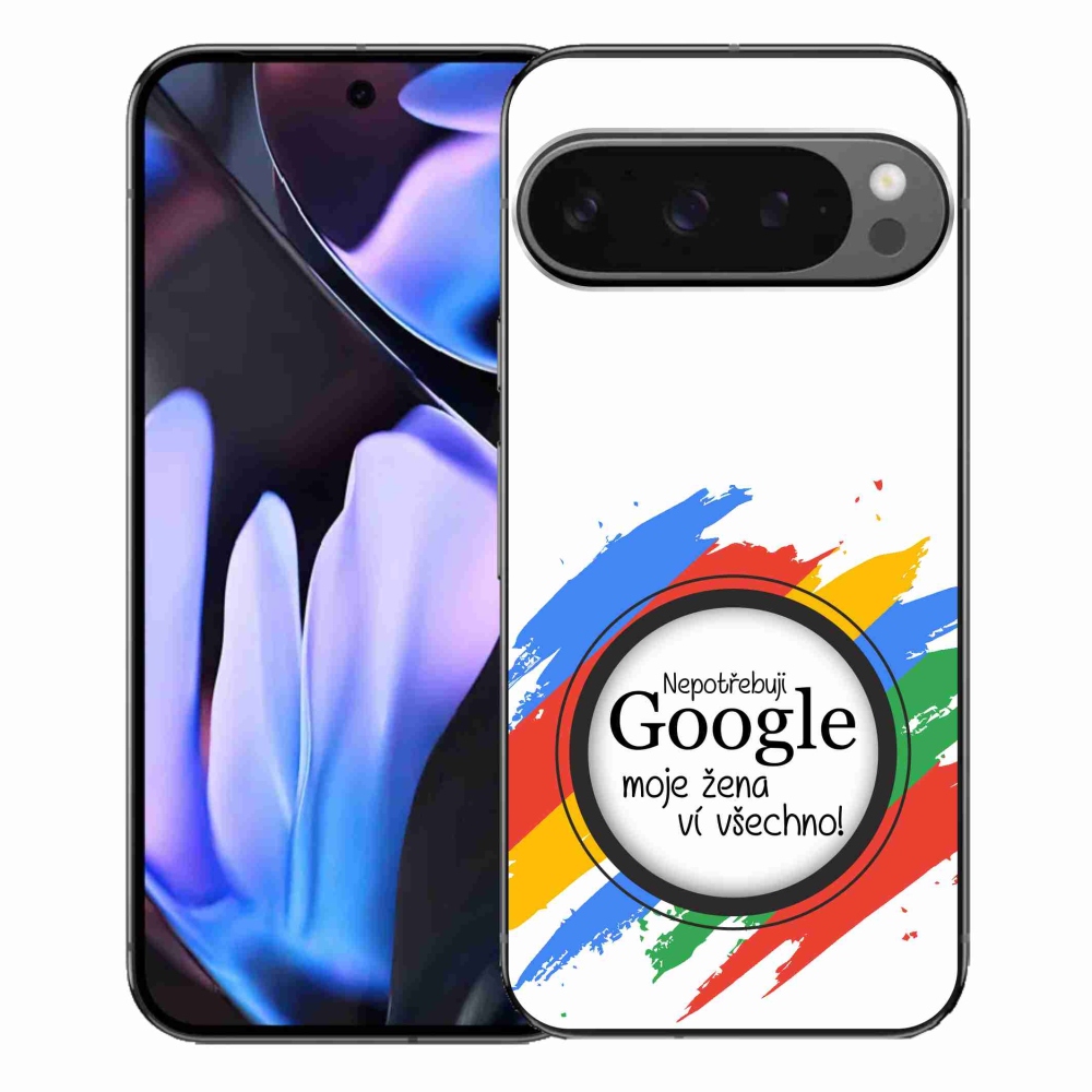 Gelový kryt mmCase na Google Pixel 9 Pro XL - žena ví všechno bílé pozadí