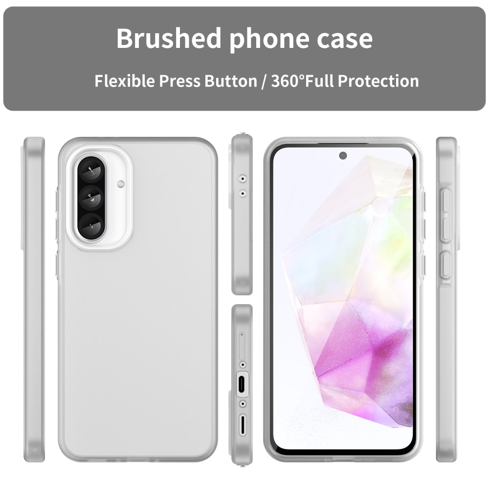 Candys matný gelový obal na Samsung Galaxy A36 5G/A56 5G - bílý
