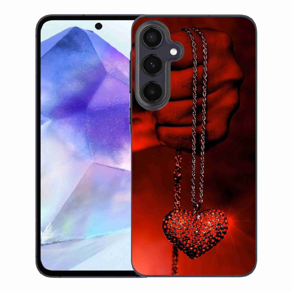 Gelový kryt mmCase na Samsung Galaxy A55 5G - náhrdelník