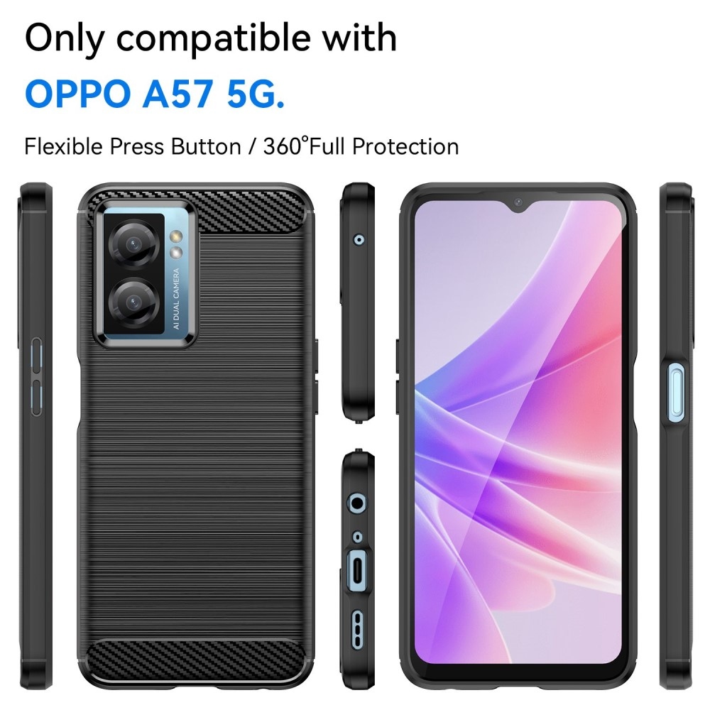 Carbon odolný gelový obal na Realme Narzo 50 - černý