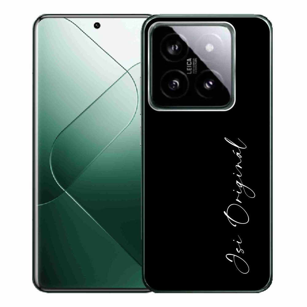 Gelový kryt mmCase na Xiaomi 14 Pro - jsi originál černé pozadí