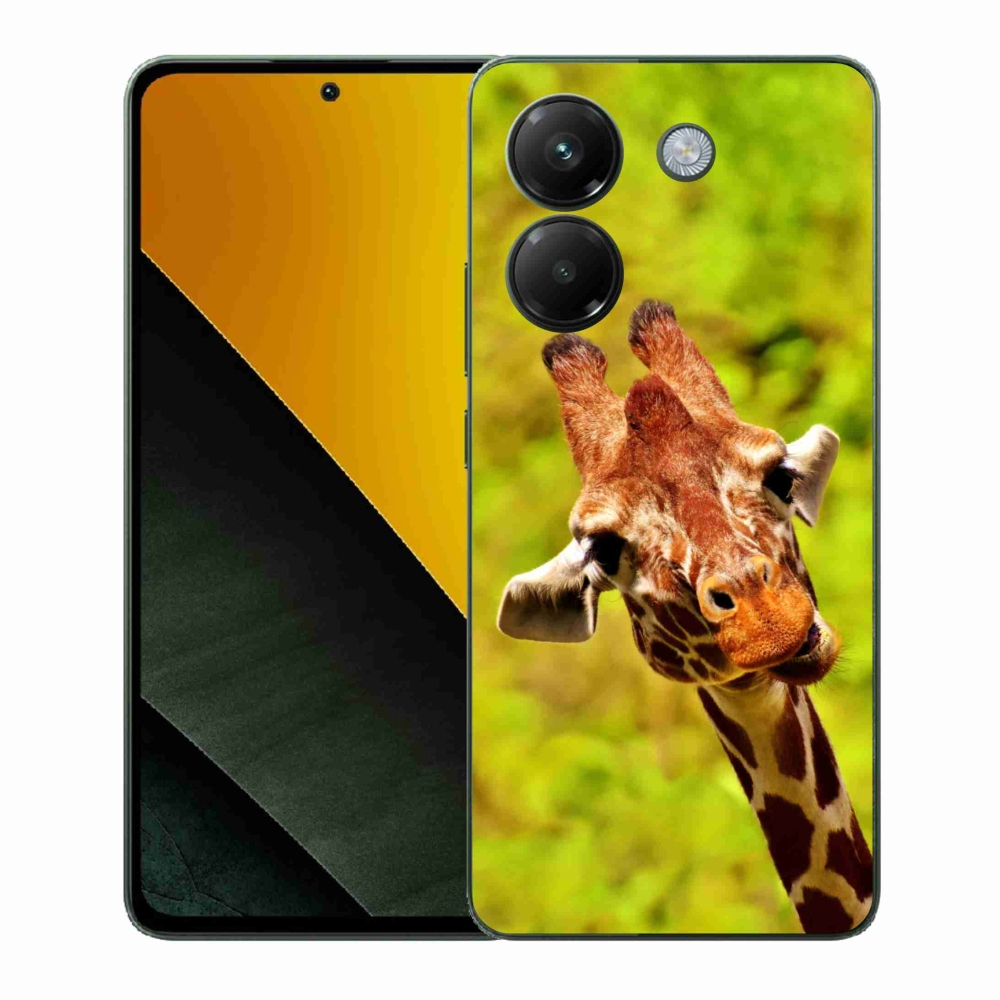 Gelový kryt mmCase na Xiaomi Poco M7 Pro 5G - žirafa