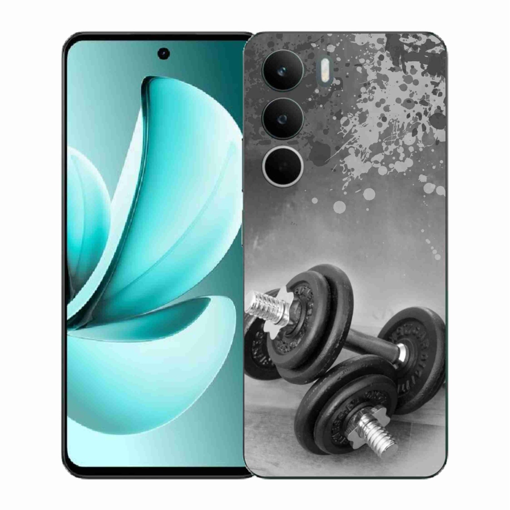 Gelový kryt mmCase na Realme C71 - činky 1