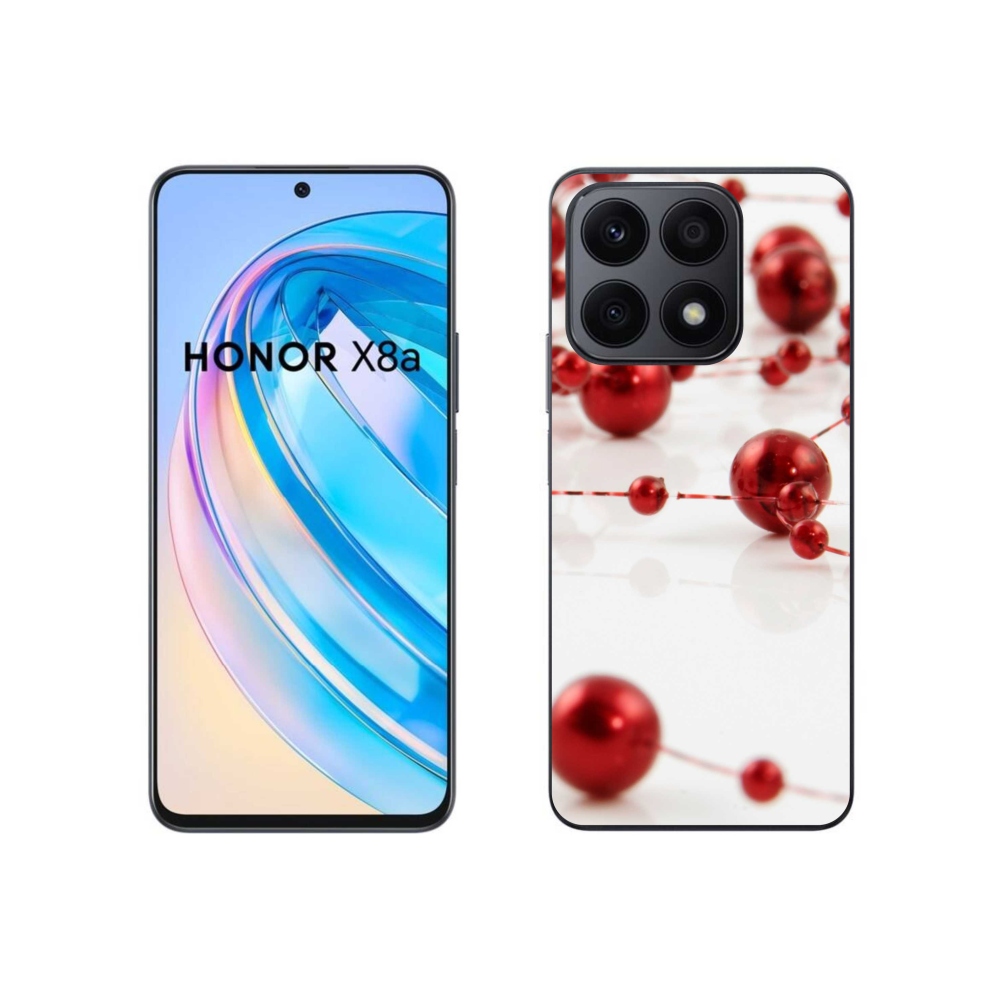 Gelový kryt mmCase na Honor X8a - vánoční řetěz