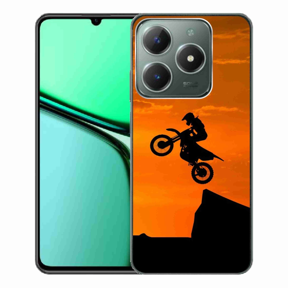 Gelový kryt mmCase na Realme C61 - motocross