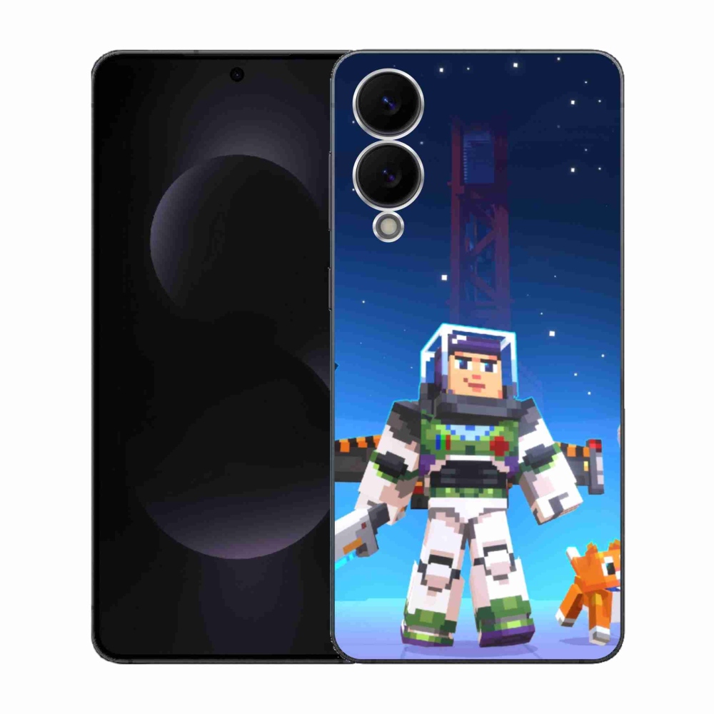 Gelový kryt mmCase na Samsung Galaxy S25 Edge - minecraft 2