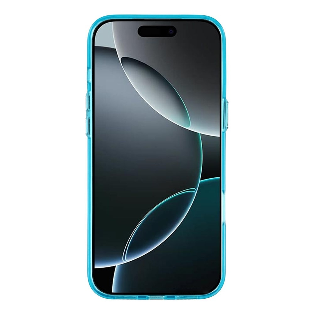 Gelový obal s pevnými zády na iPhone 17 Pro Max - světlemodrý