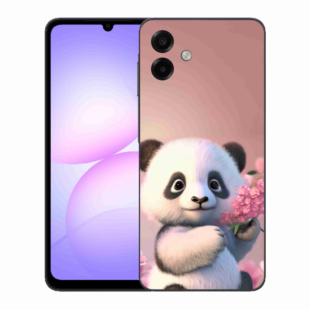 Gelový kryt mmCase na Samsung Galaxy A07 4G - roztomilá panda