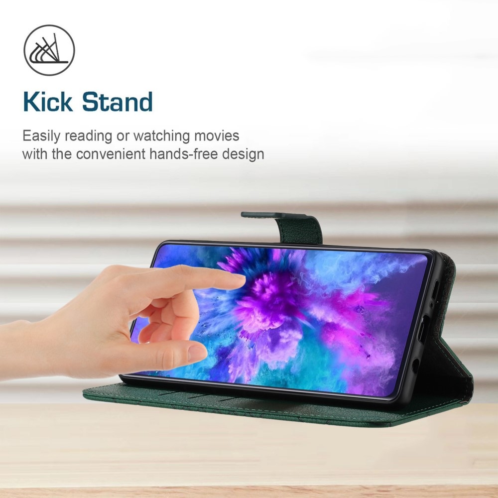 Folio knížkové pouzdro na Xiaomi Redmi A5 (173.45x79.35x8.45mm) - zelené