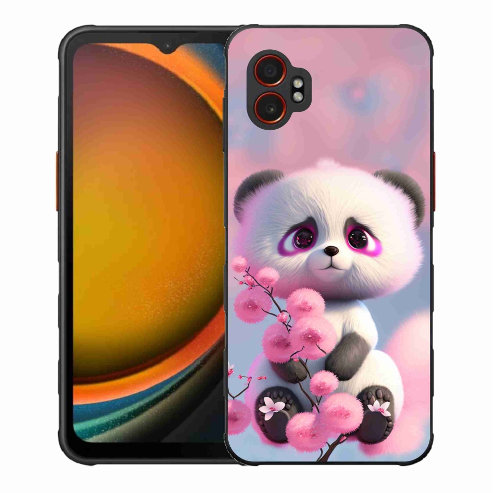 Gelový kryt mmCase na Samsung Galaxy Xcover 7 Pro - roztomilá panda 1