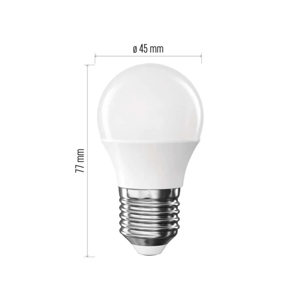 LED žárovka Classic Mini Globe / E27 / 4,2 W (40 W) / 470 lm / neutrální bílá