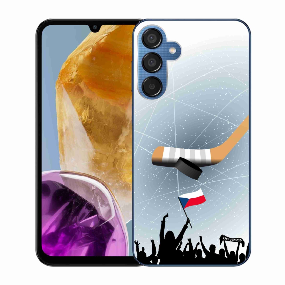 Gelový kryt mmCase na Samsung Galaxy M15 5G - fanoušci hokeje
