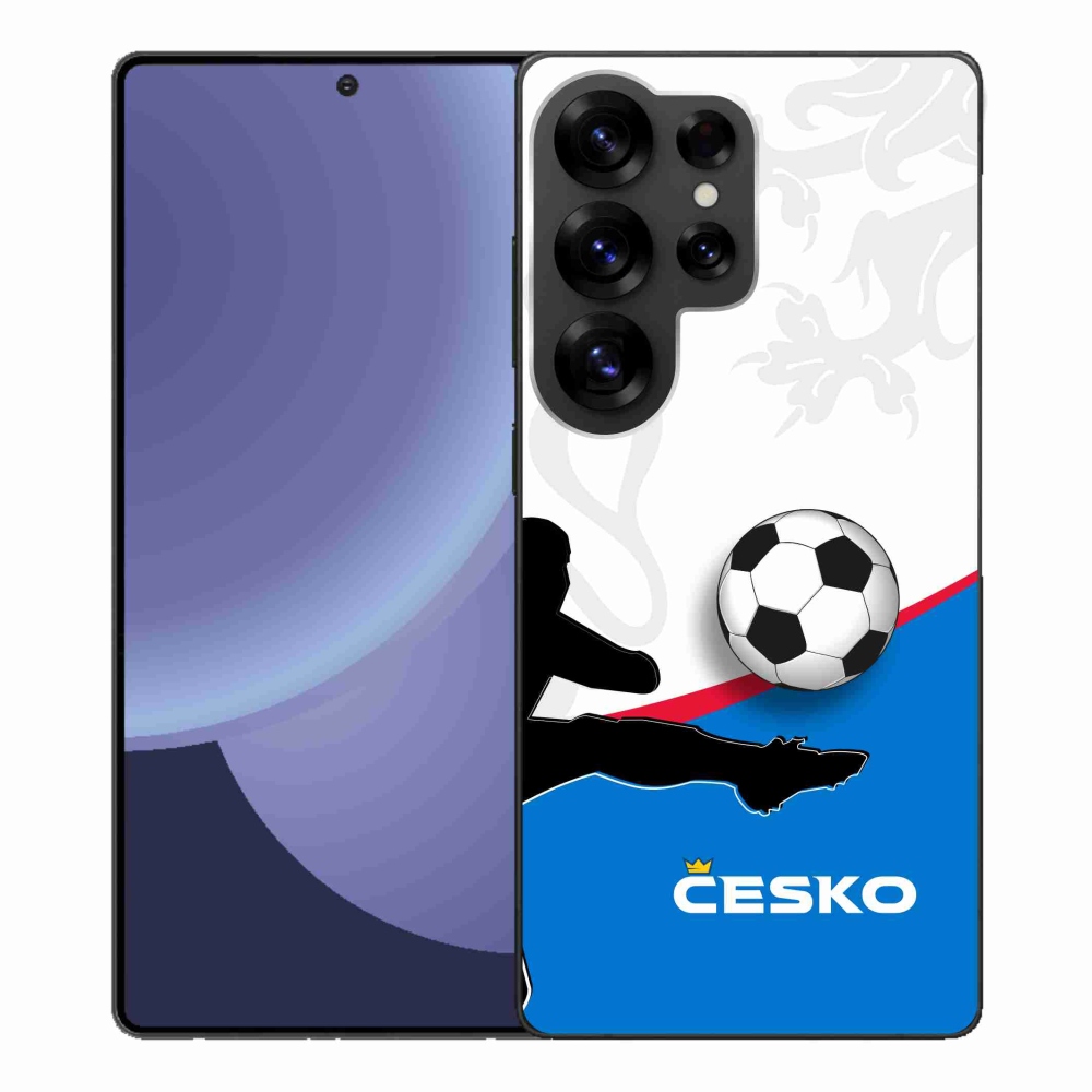 Gelový kryt mmCase na Samsung Galaxy S25 Ultra - fotbal Česko 3