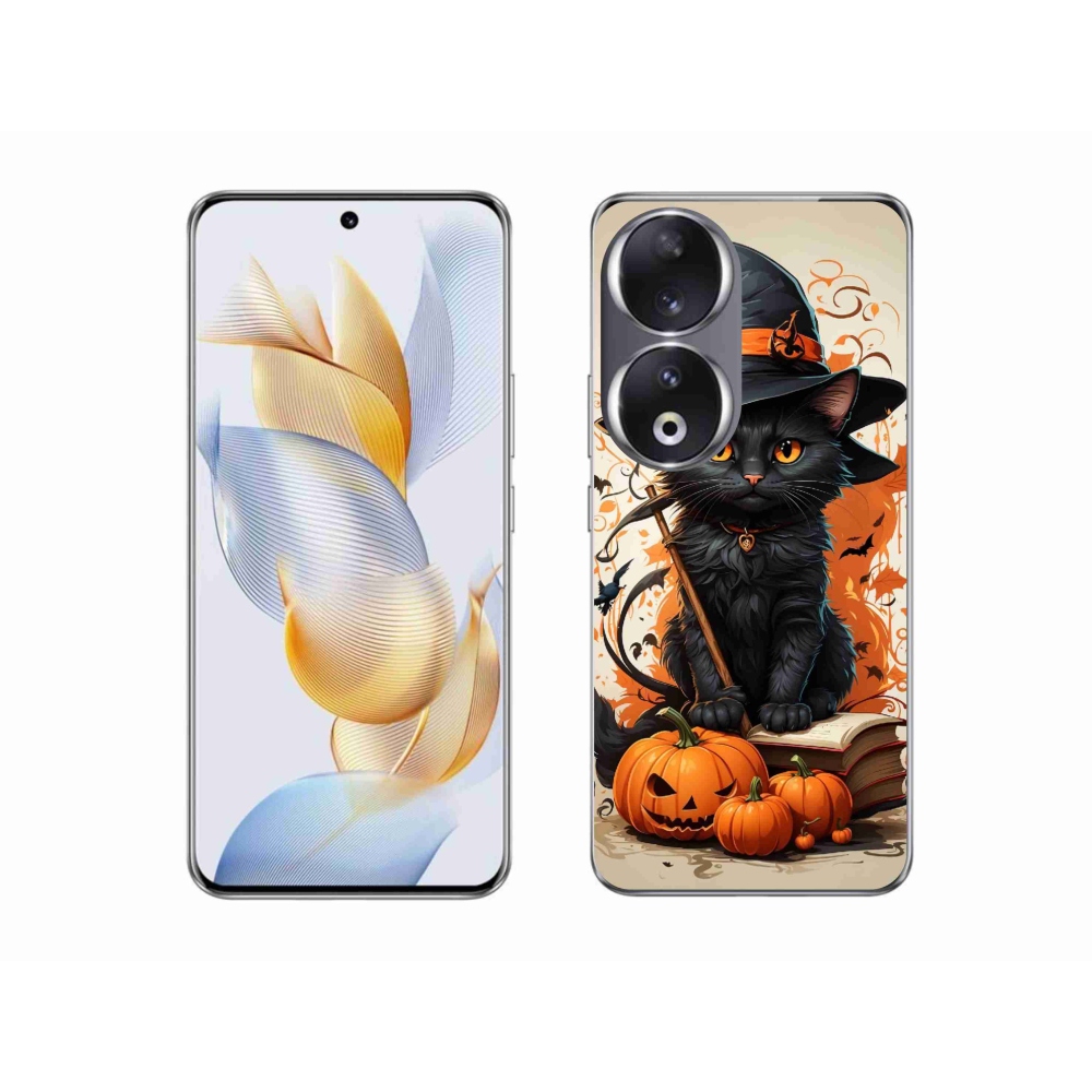 Gelový kryt mmCase na Honor 90 - kocour čaroděj