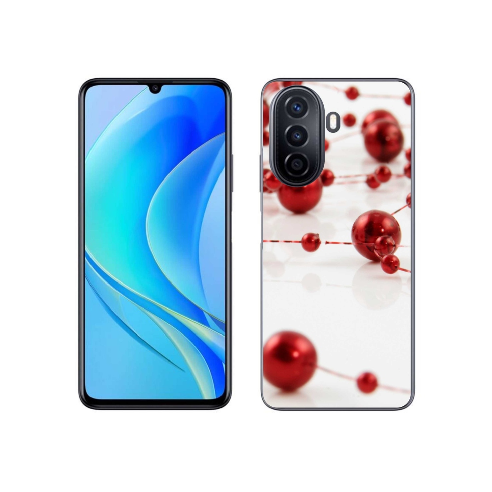 Gelový kryt mmCase na Huawei Nova Y70 - vánoční řetěz