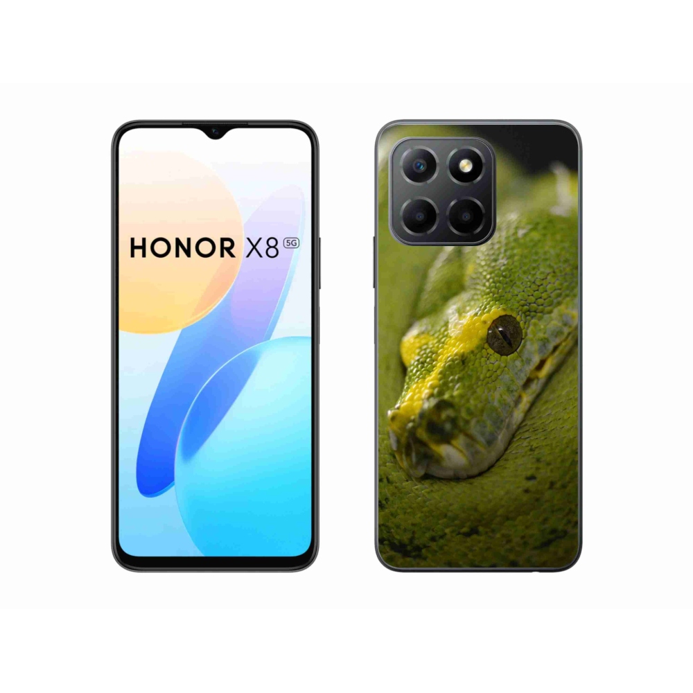 Gelový kryt mmCase na Honor X8 5G - had 2