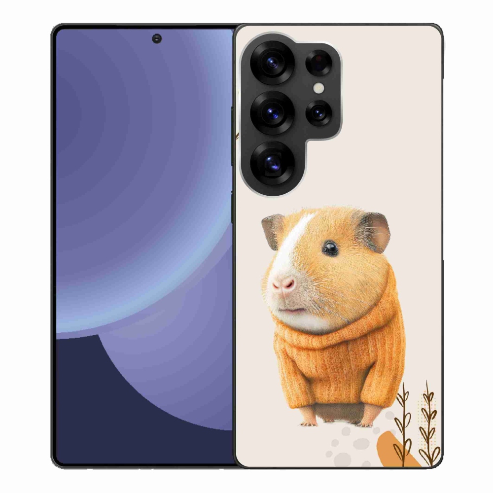 Gelový kryt mmCase na Samsung Galaxy S25 Ultra - morče ve svetru