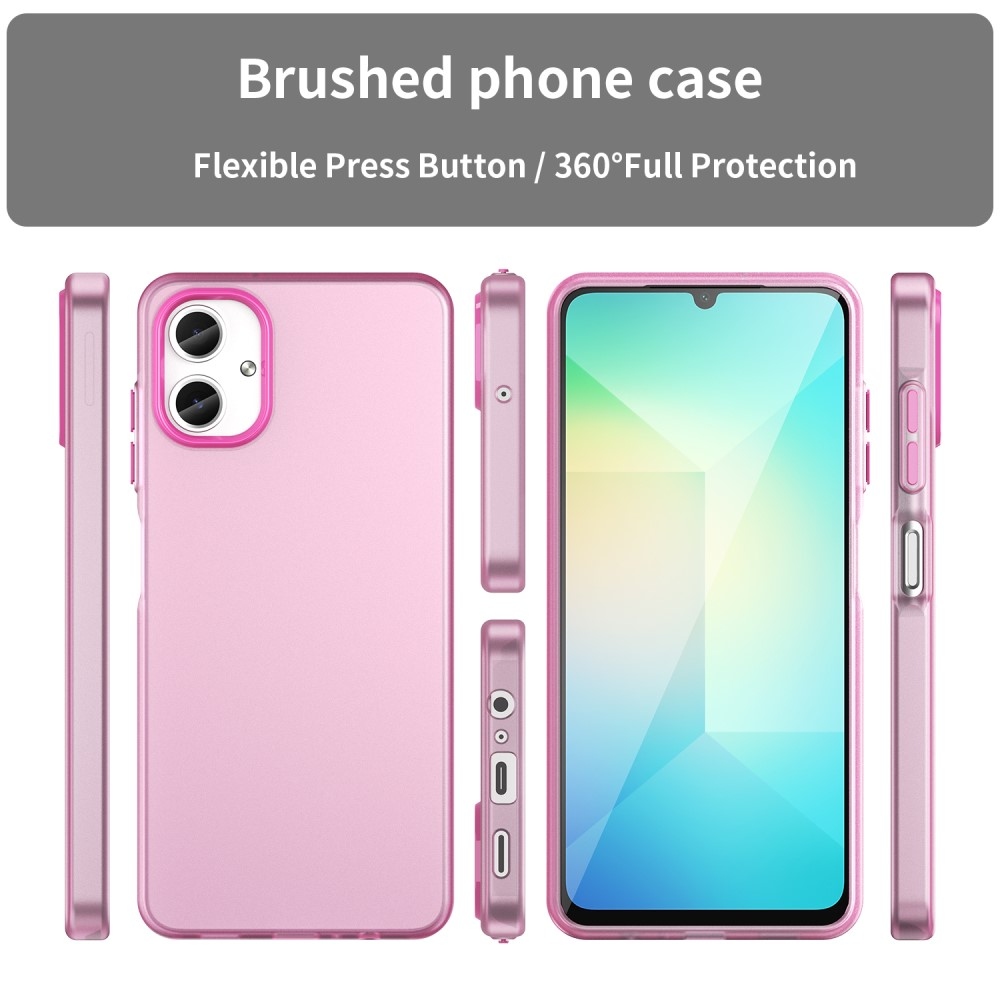 Candys matný gelový obal na Samsung Galaxy A06 4G - rose