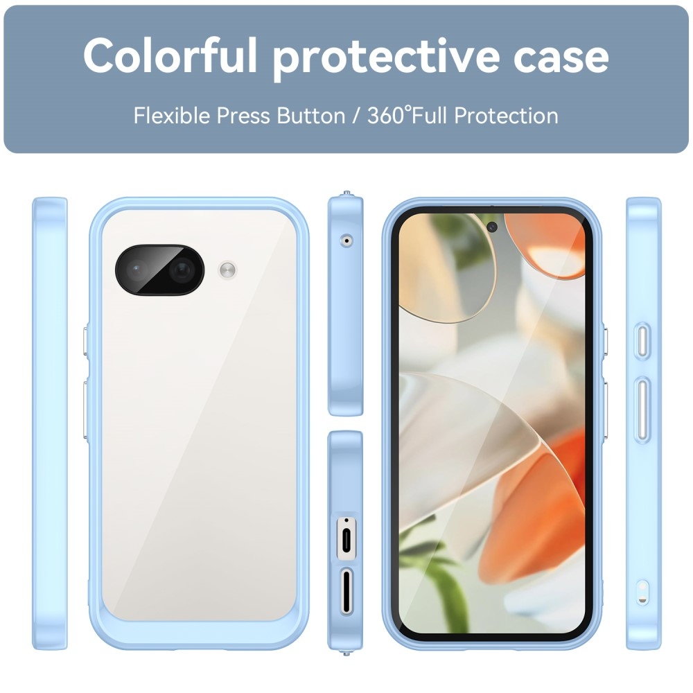 Gelový obal s pevnými zády na Google Pixel 9a - modrý