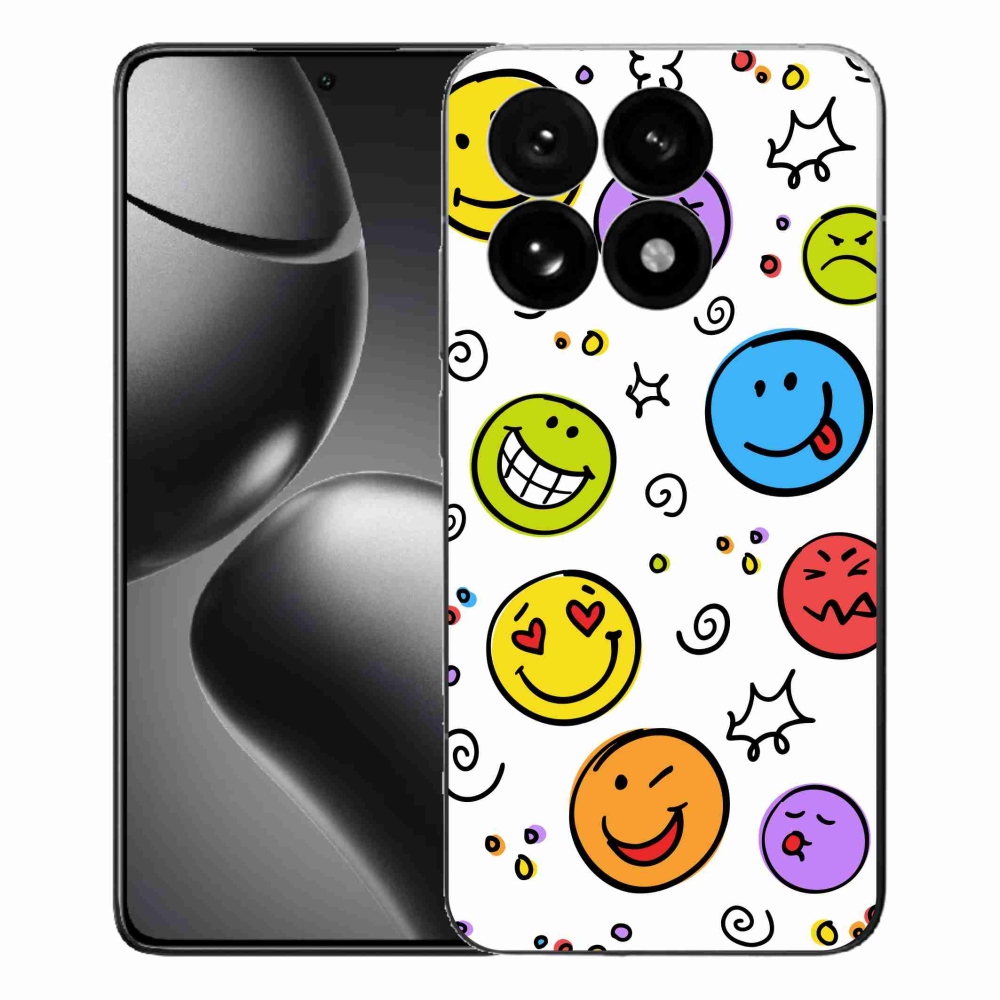Gelový kryt mmCase na Xiaomi 15T - smajlíci