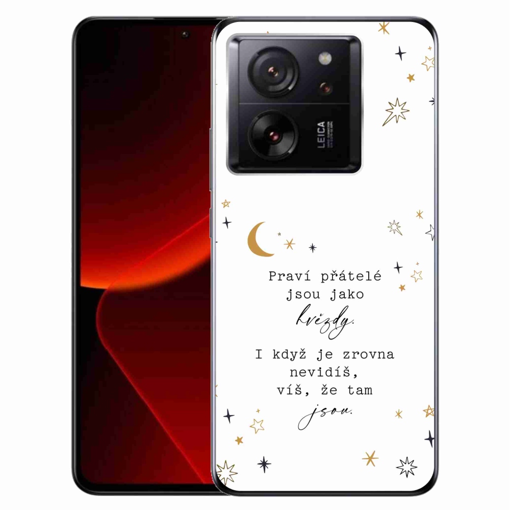 Gelový kryt mmCase na Xiaomi 13T/13T Pro - citát 6 bílé pozadí