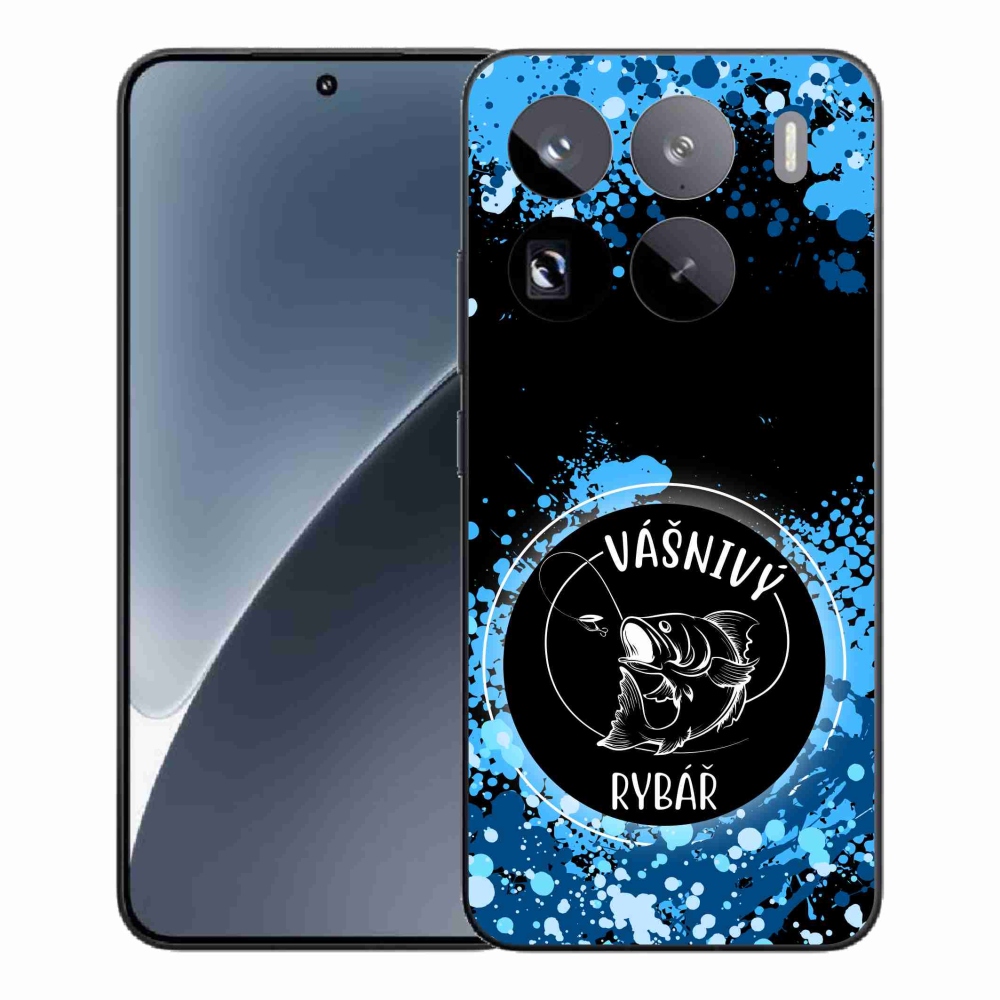 Gelový kryt mmCase na Xiaomi 15 Pro - vášnivý rybář černé pozadí